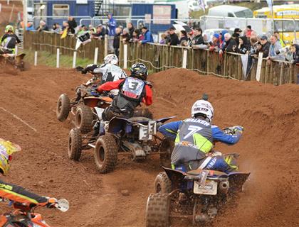Holmes takes Early Advantage at the ACU Cromwell Trucks British Quad Championship Opener