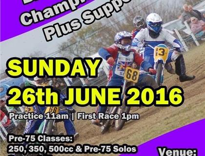 British Pre 75 Grass Track Championship heads to Pickering on Sunday 26th June