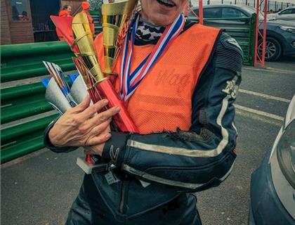 Wag Scot weighed down with trophies