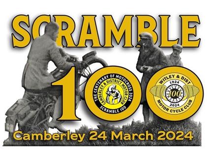 Scramble 100’ - the Centenary of Motocross - Sunday 24th March, Bagshot Heath