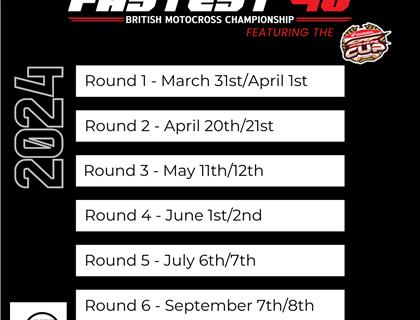 Dates confirmed for the 2024 Fastest 40 championship