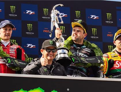 DOMINANT DUNLOP WINS SUPERSPORT TT RACE 1