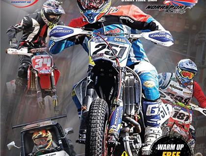 Riders Warm Up For 2016 British Supermoto Championship