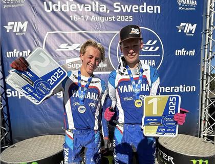 Yamaha UK’s Nixon Coppins triumphs in Yamaha YZ BLU CRU FIM 85cc Europe Cup SuperFinale