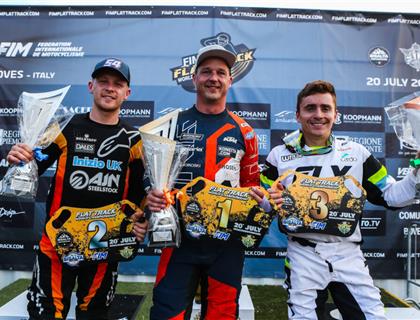 Neave second as Kurvinen on top as FIM Flat Track World Championship gets under way in Italy