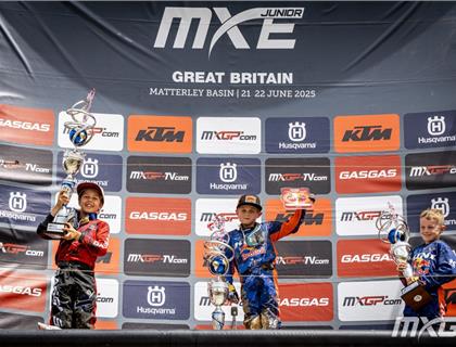 Austin Senior Dominates at Home to Regain Junior E-Motocross Championship Lead at Matterley Basin