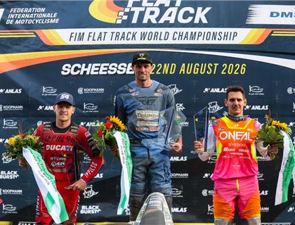 Bell on top at Scheessel as Neave leads FIM Flat Track World Championship