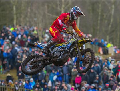Bobryshev gets ready for the Maxxis ACU British Championship at the British Motocross Festival