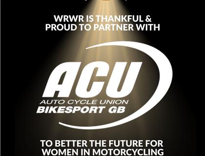 Women Riders World Relay (WRWR) announces partnership with Auto-Cycle Union (ACU)