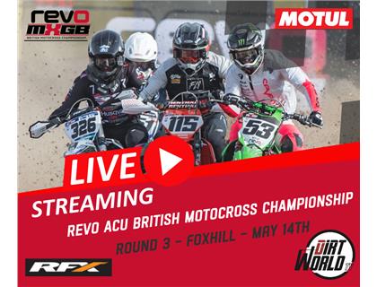 DirtWorld- TV to Live Stream Round 3 of the Revo British Motocross Championship