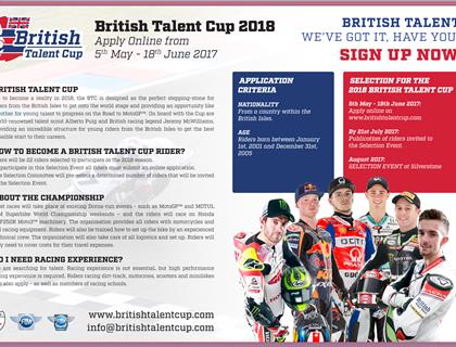 BRITISH TALENT CUP - Online Applications Now Open