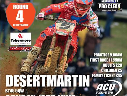 Maxxis ACU British Motocross Championship heads for Desertmartin this Sunday