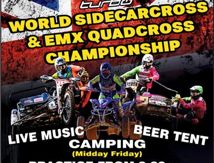 World Sidecar Motocross Heads to the UK on July 29th and 30th at Cusses Gorse