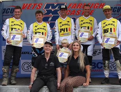 STRONG TEAMS FOR FARLEIGH CASTLE VETS MX.