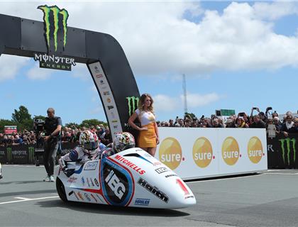 Birchalls storm to second sidecar TT race win