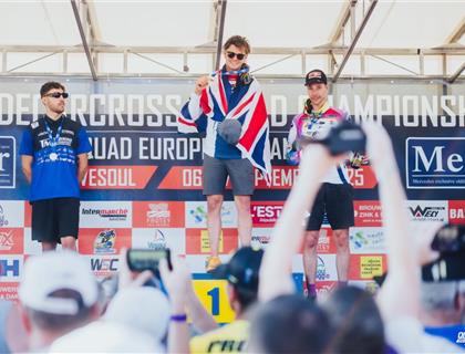 Harry Walker wins the 2025 European Quadcross Championship in French Finale thriller