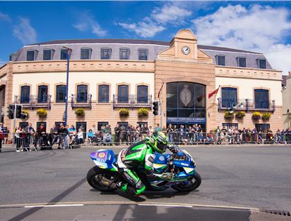 Riders Prepare for the Manx Grand Prix