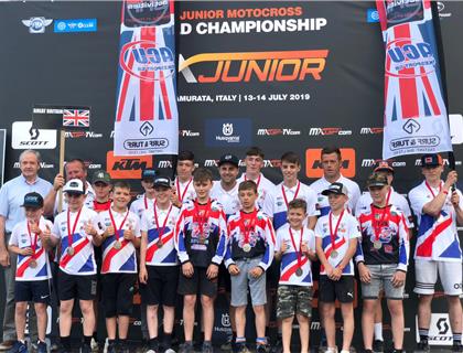 Incredible podium finish for Team GB at 2019 FIM Junior Motocross World Championship