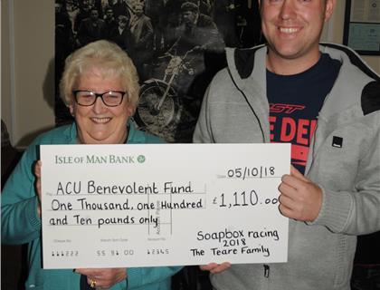 Soapbox Racer Raises over £1200 for ACU Benevolent Fund