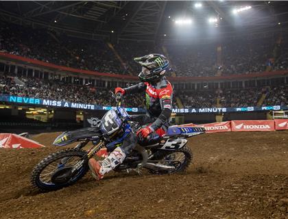 Perfect Tomac wins inaugural World Supercross Championship Grand Prix