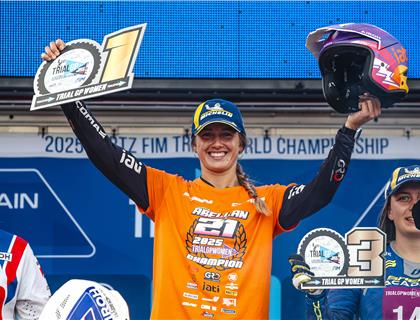 Awesome Abellan takes FIM Women’s Trial World Championship title