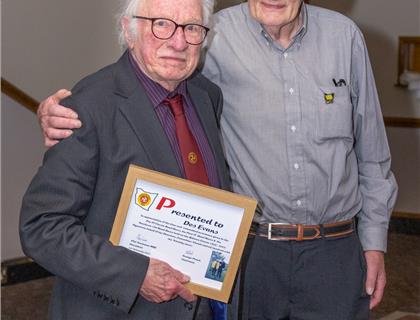 Des Evans 64 Years At The Friendly Races