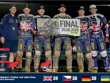 GREAT Britain are through to the Speedway World Cup Final