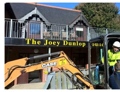 World Superbike Champion Starts the Foundation Work at Joey Dunlop Foundation Holiday Complex