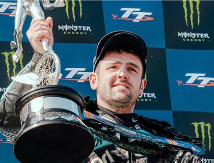 Record Breaking Win for Dunlop in Monster Energy Supersport TT Race 2