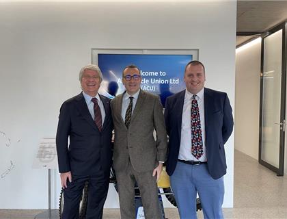 New ACU Management pays a visit to FIM Headquarters