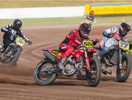 Boughen takes FIM Flat Track World Championship lead with dynamite debut