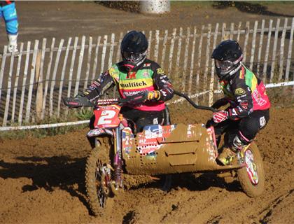 Moulds and Kirwin Claims Maxxis British Sidecar Cross Victory at Canada Heights