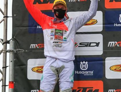 Anderson wraps up his third EMX2t title a round early in Pietramurata