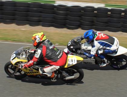 Sam Cookson takes the 125 Streetstock class while Kerry Burton takes the 85cc championships