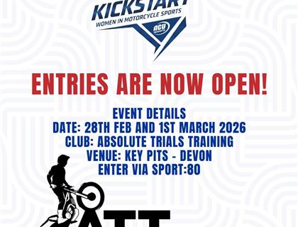 Entries are now open on Sport 80 for the first ACU Kickstart Women’s Trials.