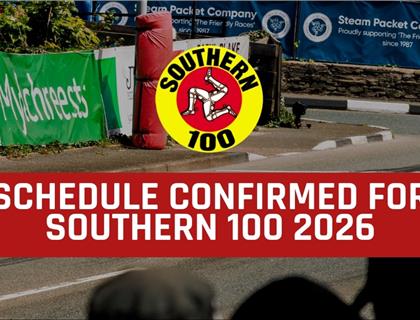 Schedule confirmed for Isle of Man Steam Packet Company Southern 100