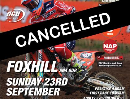 Maxxis ACU British Motocross Championship - Foxhill Cancellation