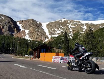 Rob Barber Wins Electric Motorcycle Title at Pikes Peak International Hill Climb