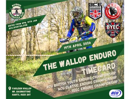The Wallop Enduro - 19th April - Entries open Monday 8pm!