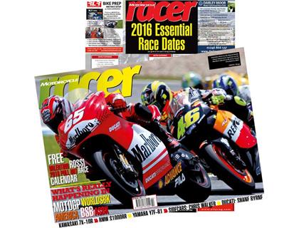 Motorcycle Racer - with Free 2016 Events Poster