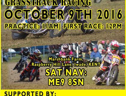 Kent Youth Grasstrack Racing Association - Iwade Youth Charity Grasstrack - 9th October