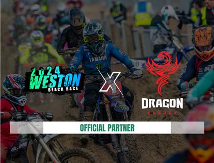 Dragon Energy Powers the Dirt Store ACU British Motocross Championship and Weston Beach Race 2024