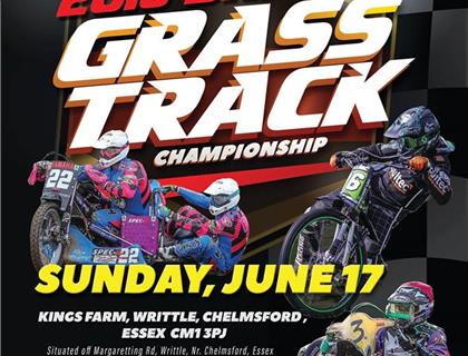 2018 ACU British Grasstrack Championships take place in Chelmsford this Sunday