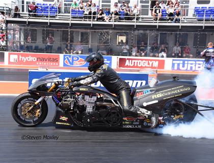 Great Action at the Opening European FIM Championships Round at Santa Pod Raceway