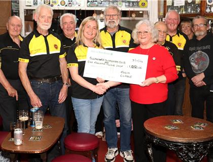 Double Cheque Presentation at Old Market Inn