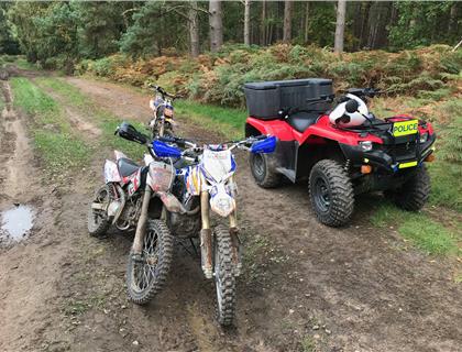 Thetford Forest – Stamping out Illegal Riding - £5K fine!