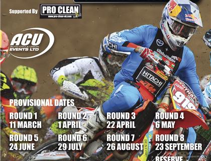 ACU Events Confirm Calendar for 2018 Maxxis ACU British Motocross Championship