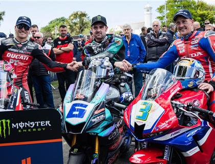Dunlop Asserts Himself as Greatest of All Time With 28th TT Win in the Monster Energy Supersport TT 