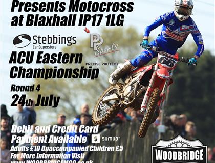Stebbings / PP Sports ACU Eastern Motocross Championship Heads to Blaxhall on Sunday 24th July