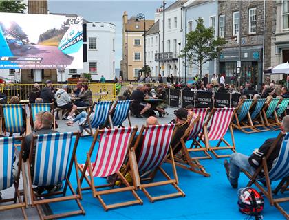 Town Centre Fan Park for Southern 100 Road Races
